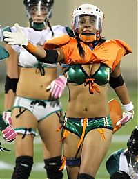 Sport and Fitness: Lingerie Football League girls