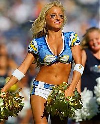 Sport and Fitness: NFL cheerleader girls in halloween costumes