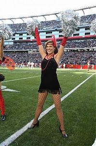 Sport and Fitness: NFL cheerleader girls in halloween costumes