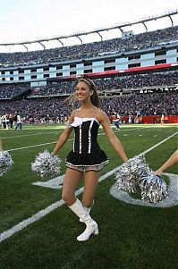 Sport and Fitness: NFL cheerleader girls in halloween costumes