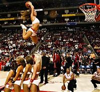 TopRq.com search results: NBA girl making a slam dunk