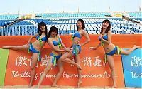 Sport and Fitness: asian cheerleader girls