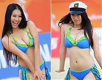 Sport and Fitness: asian cheerleader girls