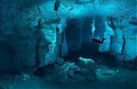 Sport and Fitness: cave diving