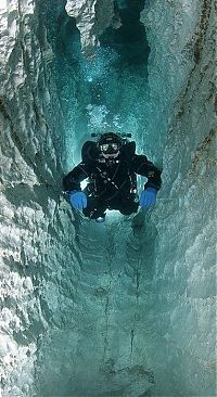 Sport and Fitness: cave diving