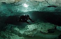 Sport and Fitness: cave diving