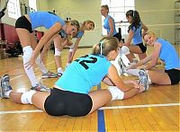 Sport and Fitness: volleyball girls