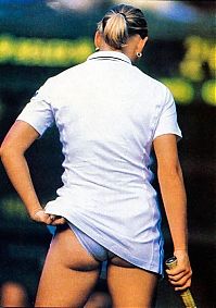 Sport and Fitness: tennis buttock