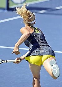 Sport and Fitness: tennis buttock