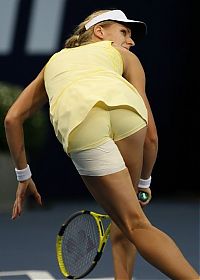 Sport and Fitness: tennis buttock