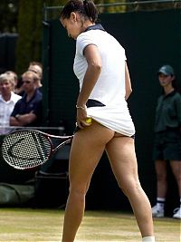 Sport and Fitness: tennis buttock