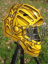 Sport and Fitness: hockey goalie mask