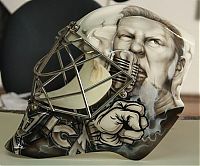 Sport and Fitness: hockey goalie mask