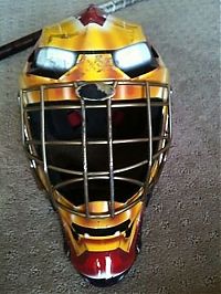 Sport and Fitness: hockey goalie mask