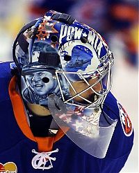 Sport and Fitness: hockey goalie mask