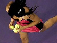 Sport and Fitness: girl from the tennis court