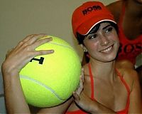 Sport and Fitness: girl from the tennis court