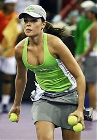 Sport and Fitness: girl from the tennis court