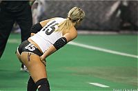 Sport and Fitness: Lingerie Bowl girls