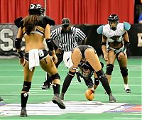 Sport and Fitness: Lingerie Bowl girls