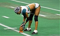 Sport and Fitness: Lingerie Bowl girls