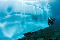 Sport and Fitness: ice diving