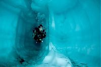 Sport and Fitness: ice diving