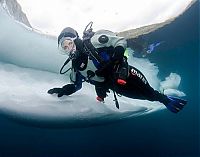 Sport and Fitness: ice diving