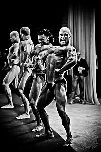 Sport and Fitness: bodybuilding pose