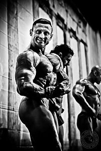 Sport and Fitness: bodybuilding pose