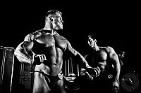 Sport and Fitness: bodybuilding pose