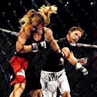 Sport and Fitness: Mixed Martial Arts (MMA) girl fighters