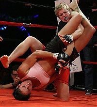 Sport and Fitness: Mixed Martial Arts (MMA) girl fighters