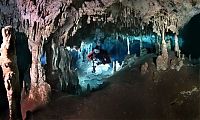 Sport and Fitness: cave diving