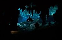 Sport and Fitness: cave diving