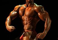 Sport and Fitness: bodybuilding pose