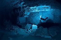 Sport and Fitness: cave diving