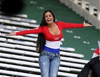 Sport and Fitness: Girl fans of Copa América