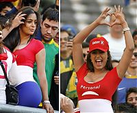 Sport and Fitness: Girl fans of Copa América