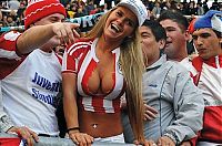 Sport and Fitness: Girl fans of Copa América