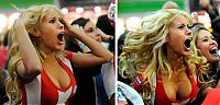 Sport and Fitness: Girl fans of Copa América