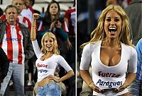 Sport and Fitness: Girl fans of Copa América