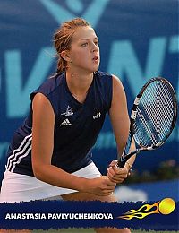 Sport and Fitness: Female tennis player, US Open 2011