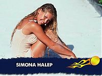 Sport and Fitness: Female tennis player, US Open 2011