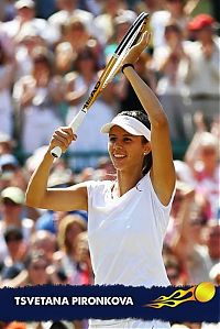 Sport and Fitness: Female tennis player, US Open 2011