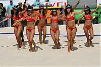 Sport and Fitness: beach volleyball cheerleader girls