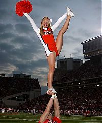 Sport and Fitness: cheerleader girls