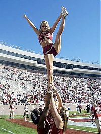 Sport and Fitness: cheerleader girls