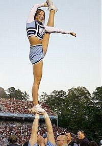 Sport and Fitness: cheerleader girls