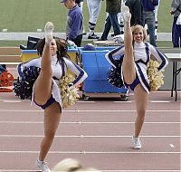 Sport and Fitness: cheerleader girls